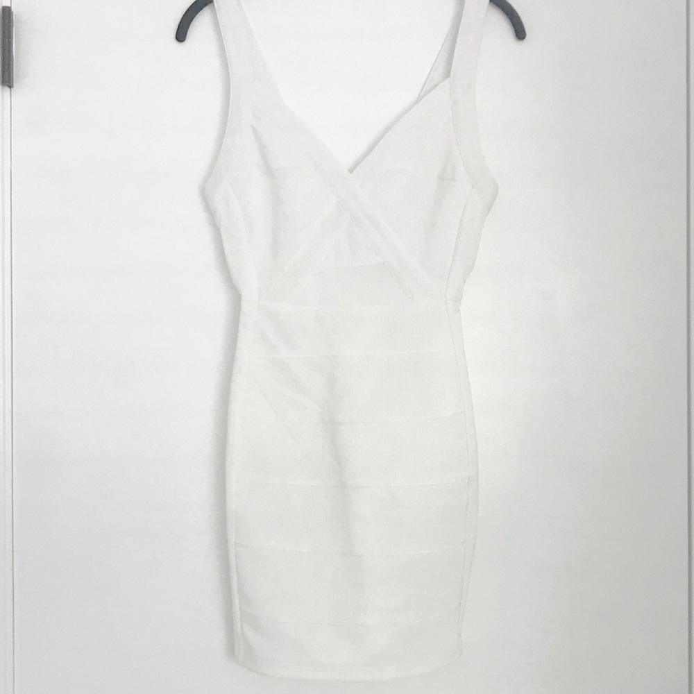 Tobi White Bodycon Mini Dress